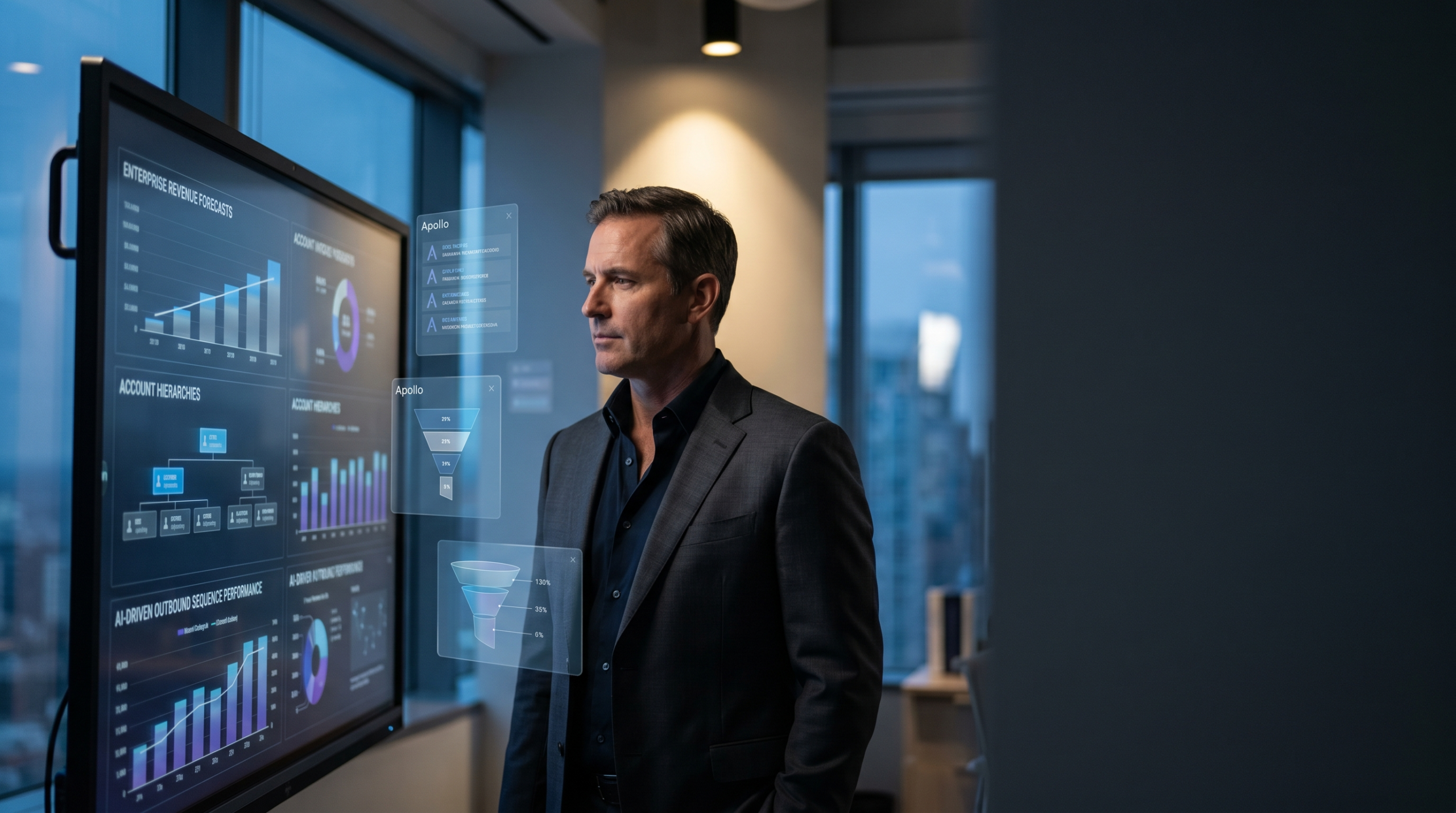 AI consulting for former sales VPs workspace with revenue pipeline architecture and quota-driven analytics