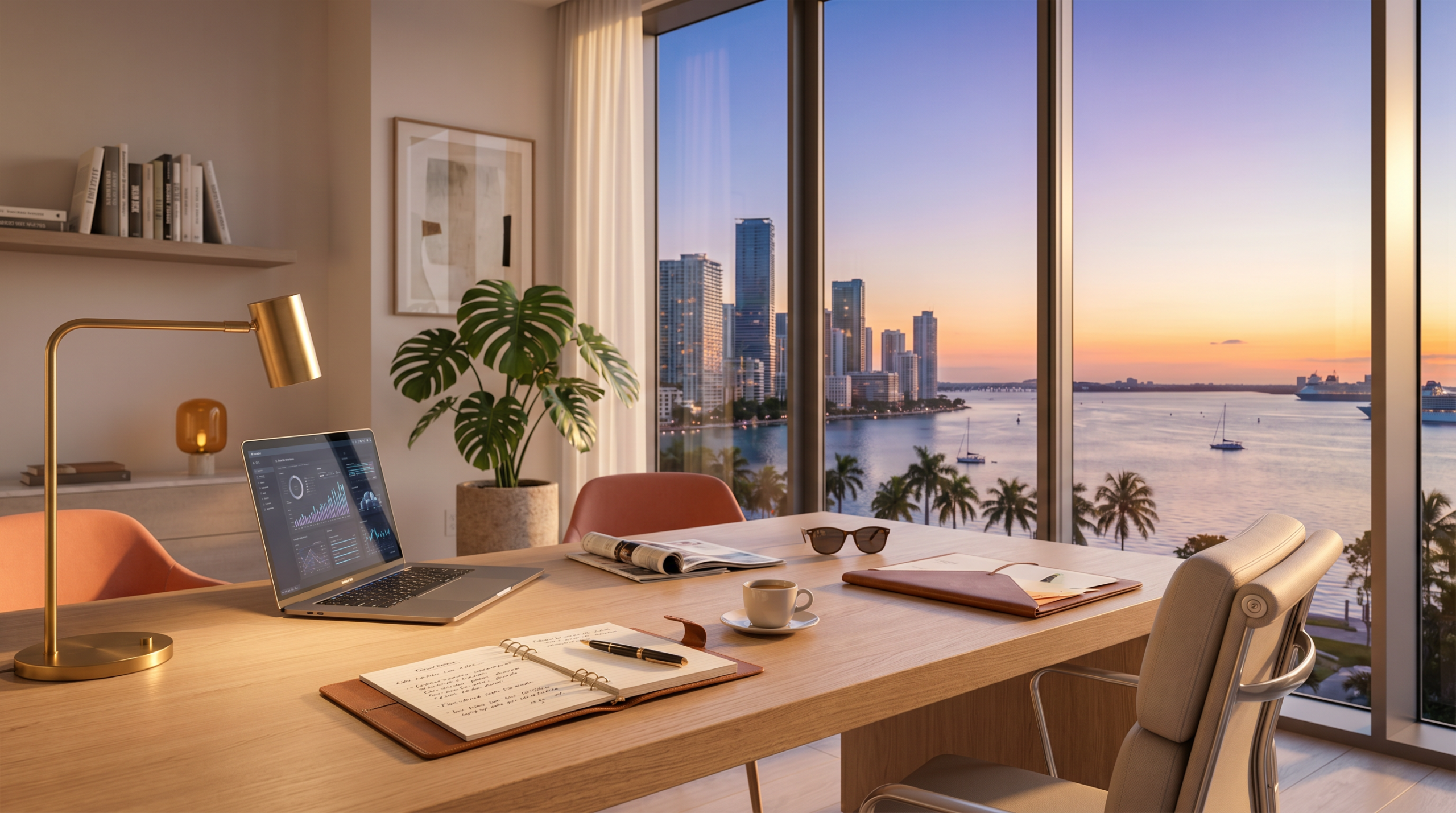 How to start an AI consulting business in Houston downtown skyline workspace