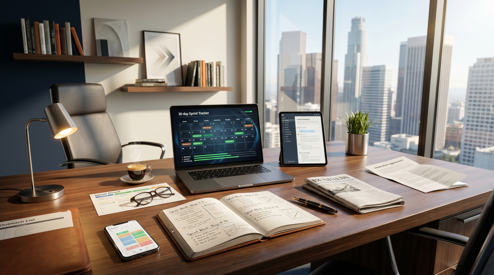 What to do after a tech layoff start AI consulting workspace with 30-day sprint planning