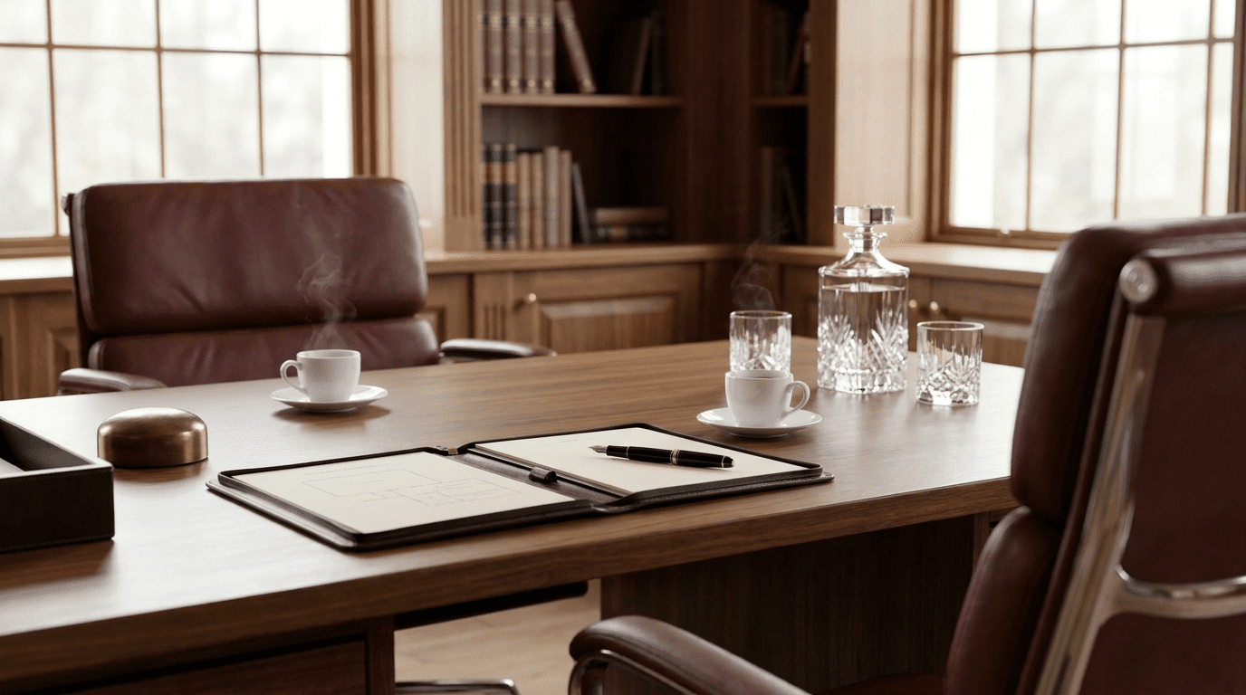 Leveraging corporate experience to sell AI services workspace with corporate resume materials, sales notes, and AI consulting brand setup